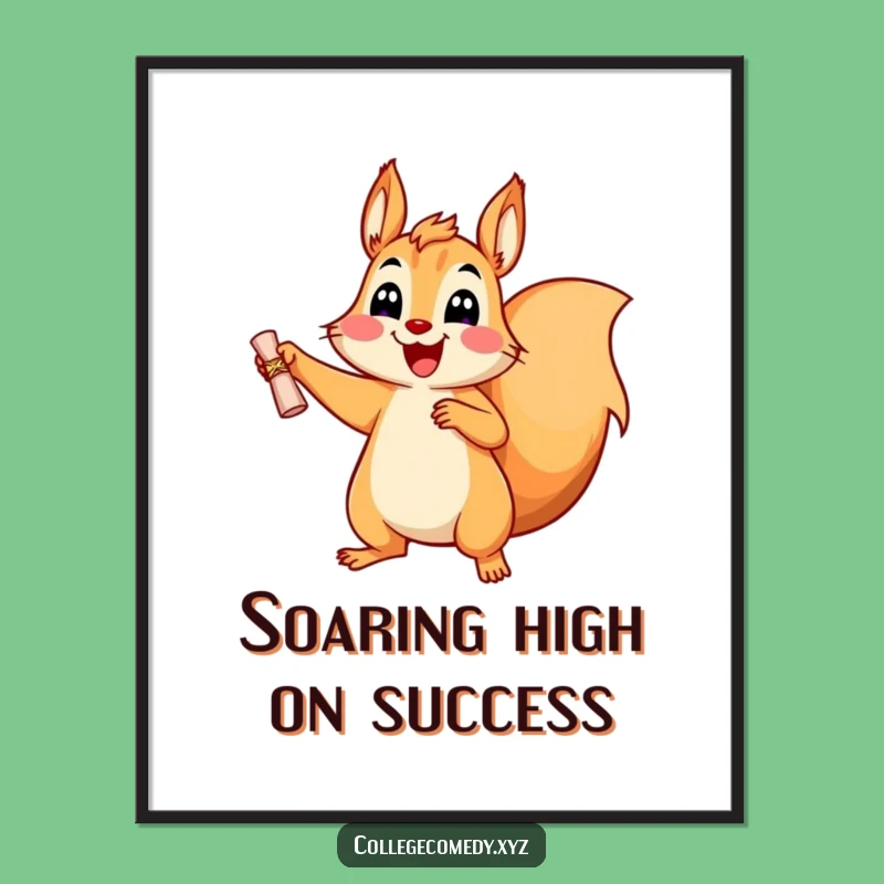 Funny Free Printable Squirrel Wall Art: Humorous DIY Downloadable Decor