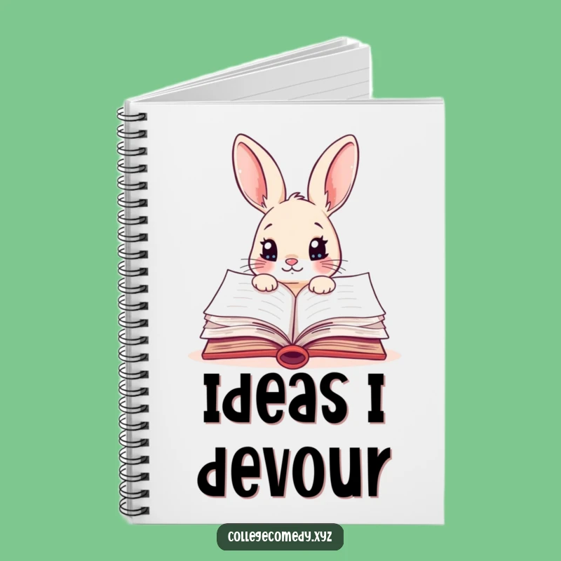 Funny Rabbit Textbook Notebook: Journal Your Studies, Perfect Humorous Gift for Students