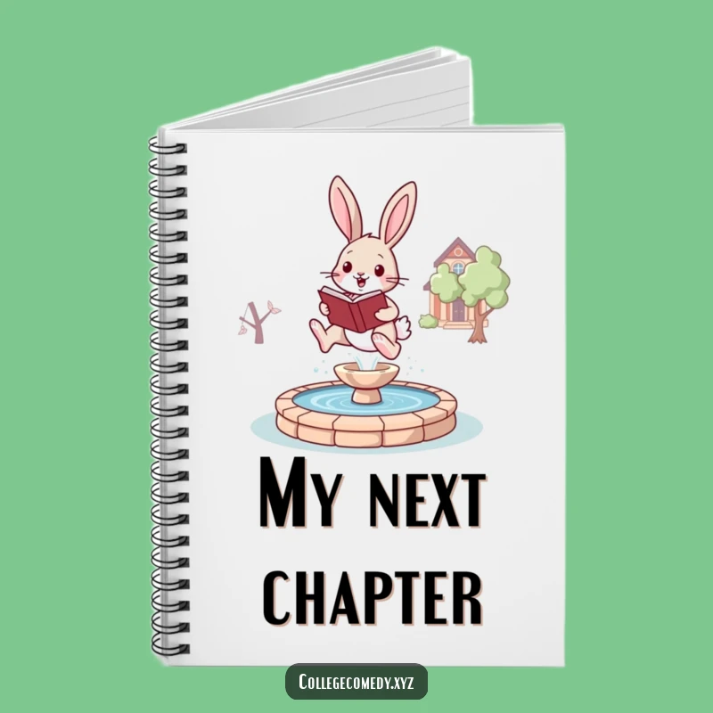 Funny Bunny Campus Notebook: Energetic Bunny, Perfect Funny Gift Journal